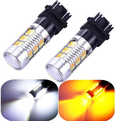 3157 3057 3357 4157 signaux lumineux de clignotant de frein de LED Amber Switchback 22 SMD avec le projecteur
