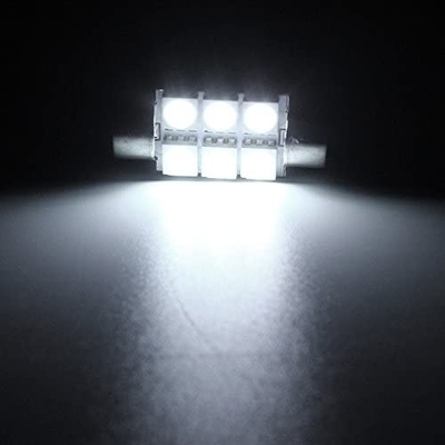 C.C blanc bleu 12V 31mm de lumières de voiture du feston C5W 5050 6SMD LED de lampe de dôme intérieur d'ampoule 36mm 39mm 41mm