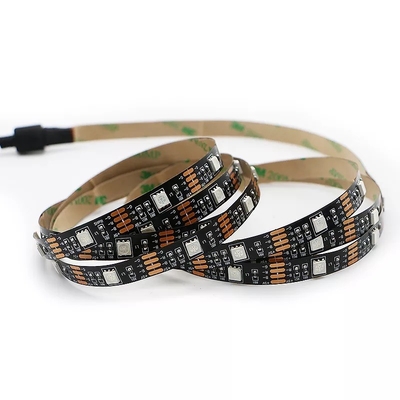 C.C coloré 5V de la bande à tube en ruban du phare LED de voiture d'USB SMD 5050 RVB flexible